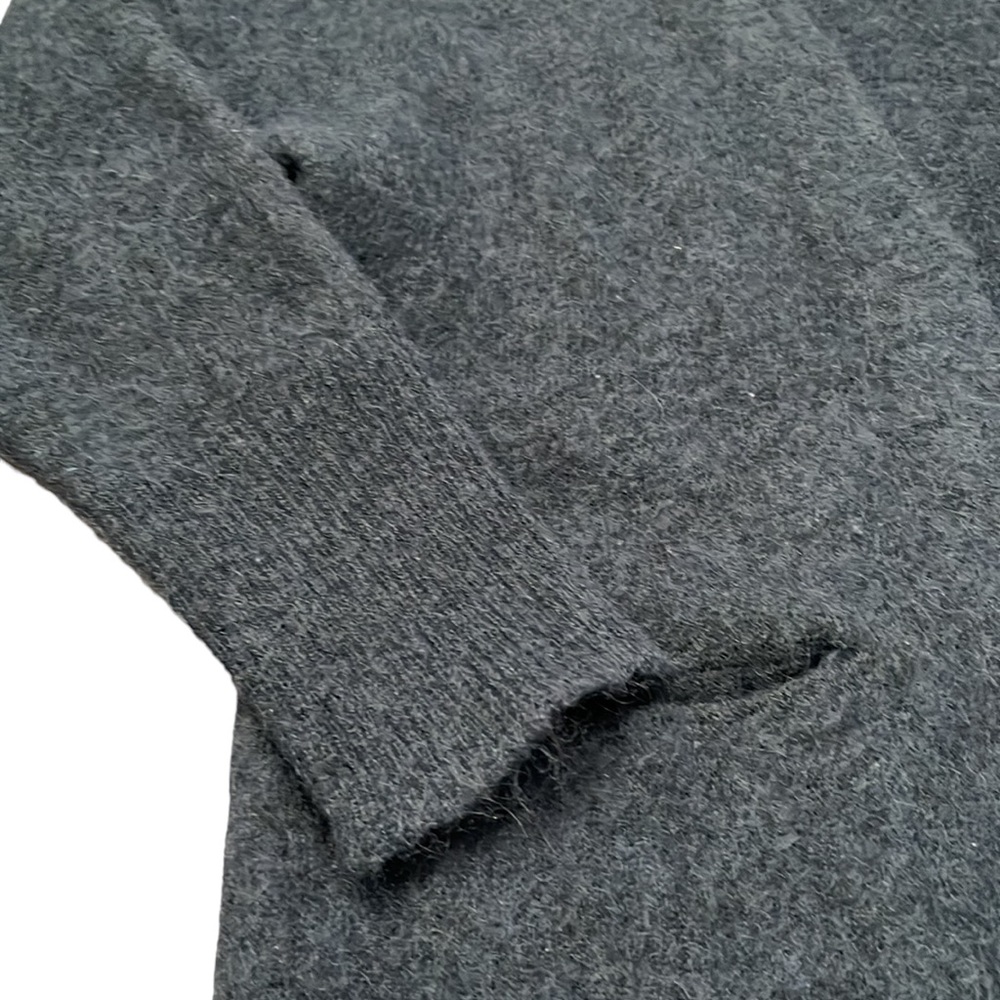 SELECTED FEMME Wool Alpaca Blend Open Cardigan Dark Navy Size Medium - Picture 6 of 7
